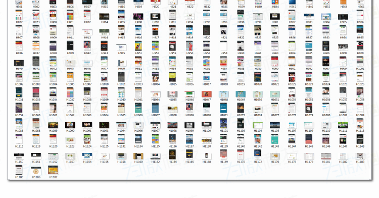800套html5模板 手机站PC站H5+CSS3响应式源码打包下载
