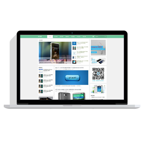 安卓手机资讯宽屏织梦免费网站整站模板带数据